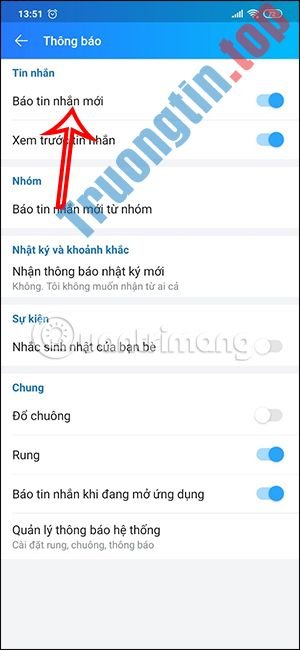 Cách&nbsp;đổi&nbsp;âm&nbsp;thanh&nbsp;thông&nbsp;báo&nbsp;trên&nbsp;Zalo