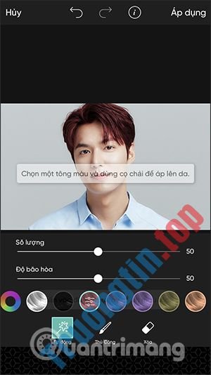 Cách&nbsp;đổi&nbsp;màu&nbsp;tóc&nbsp;bằng&nbsp;ứng&nbsp;dụng&nbsp;PicsArt
