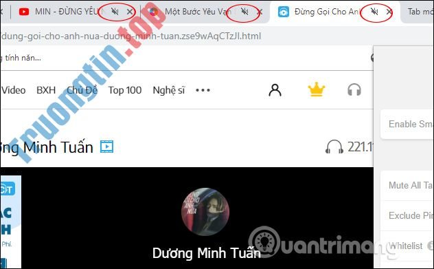 Cách&nbsp;tắt&nbsp;âm&nbsp;thanh&nbsp;nhanh&nbsp;toàn&nbsp;bộ&nbsp;tab&nbsp;trên&nbsp;Chrome