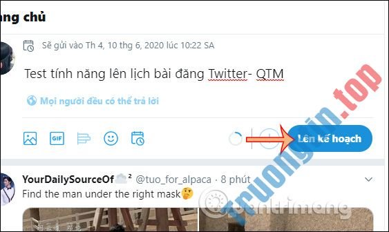 Cách&nbsp;lên&nbsp;lịch&nbsp;bài&nbsp;đăng&nbsp;Twitter