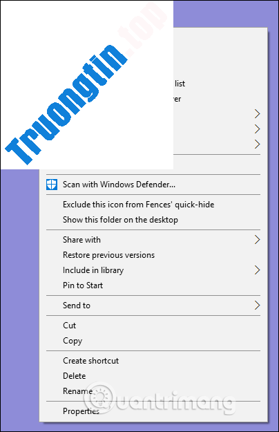 Cách&nbsp;xóa&nbsp;tùy&nbsp;chọn&nbsp;trong&nbsp;menu&nbsp;ngữ&nbsp;cảnh&nbsp;Windows