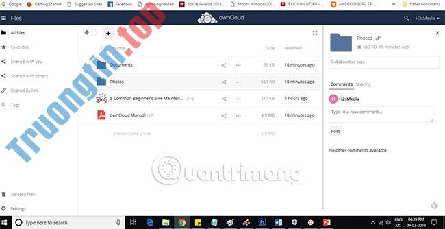 Cách cài đặt Owncloud server trên Windows 10 (WSL)