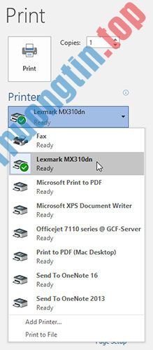 Word&nbsp;2019&nbsp;(Phần&nbsp;12):&nbsp;In&nbsp;tài&nbsp;liệu