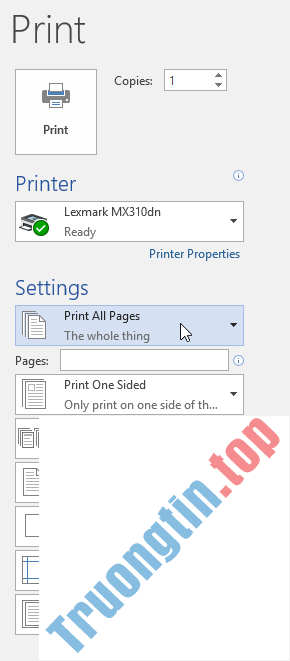 Word&nbsp;2019&nbsp;(Phần&nbsp;12):&nbsp;In&nbsp;tài&nbsp;liệu