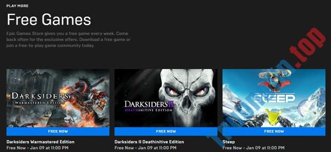 Mời tải 3 tựa game siêu khủng Darksiders, Darksiders II và Steep Standard Edition đang miễn phí
