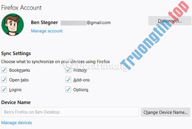 Cách&nbsp;đồng&nbsp;bộ&nbsp;dữ&nbsp;liệu&nbsp;trên&nbsp;Firefox