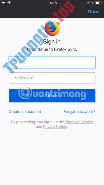 Cách&nbsp;đồng&nbsp;bộ&nbsp;dữ&nbsp;liệu&nbsp;trên&nbsp;Firefox