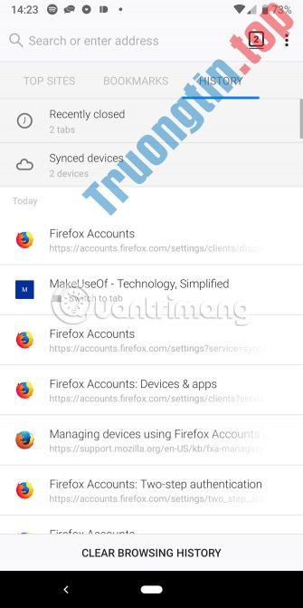 Cách&nbsp;đồng&nbsp;bộ&nbsp;dữ&nbsp;liệu&nbsp;trên&nbsp;Firefox