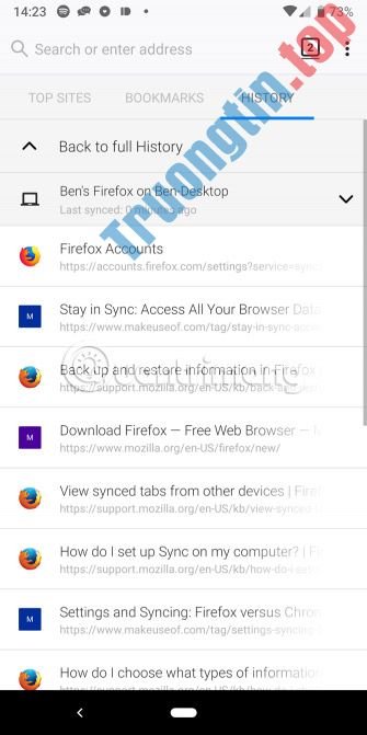 Cách&nbsp;đồng&nbsp;bộ&nbsp;dữ&nbsp;liệu&nbsp;trên&nbsp;Firefox