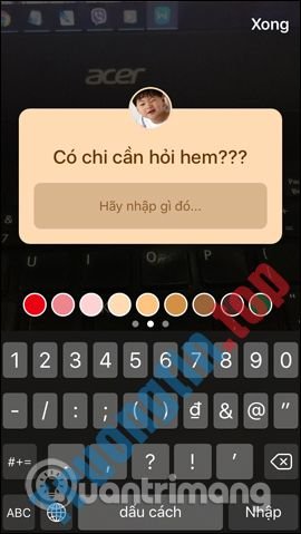 Cách&nbsp;đăng&nbsp;câu&nbsp;hỏi&nbsp;lên&nbsp;Story&nbsp;Instagram