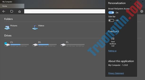 Trải nghiệm My Computer, ứng dụng thay thế hoàn hảo của File Explorer trên Windows 10