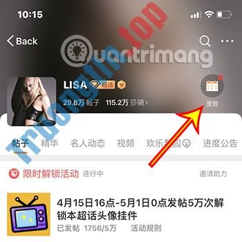 Cách&nbsp;điểm&nbsp;danh&nbsp;siêu&nbsp;thoại&nbsp;trên&nbsp;Weibo