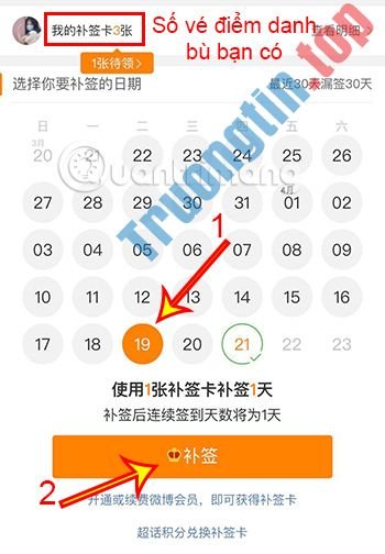 Cách&nbsp;điểm&nbsp;danh&nbsp;siêu&nbsp;thoại&nbsp;trên&nbsp;Weibo