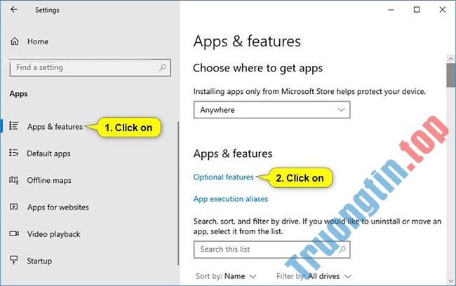 Cách&nbsp;thêm/xóa&nbsp;ứng&nbsp;dụng&nbsp;XPS&nbsp;Viewer&nbsp;trong&nbsp;Windows&nbsp;10