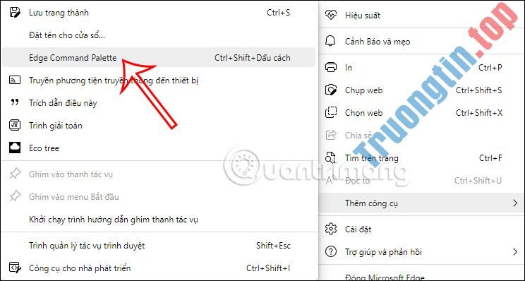 Cách&nbsp;kích&nbsp;hoạt&nbsp;Quick&nbsp;commands&nbsp;trên&nbsp;Microsoft&nbsp;Edge
