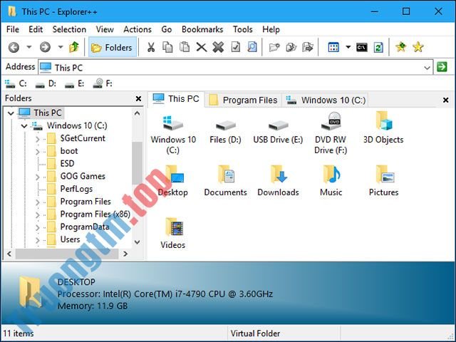 Cách lấy Tab trên File Explorer trong Windows 10