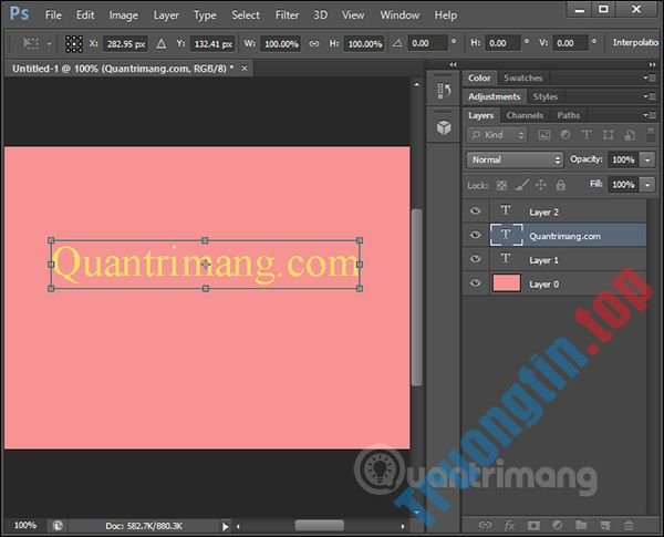 Cách&nbsp;xoay&nbsp;chữ&nbsp;trong&nbsp;Photoshop