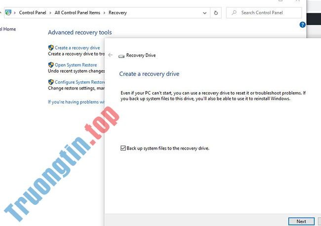 Sự&nbsp;khác&nbsp;biệt&nbsp;giữa&nbsp;Recovery&nbsp;Drive&nbsp;và&nbsp;System&nbsp;Image&nbsp;trong&nbsp;Windows&nbsp;10