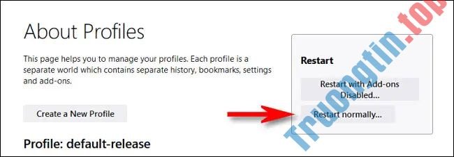 Cách&nbsp;khởi&nbsp;động&nbsp;lại&nbsp;(restart)&nbsp;Mozilla&nbsp;Firefox