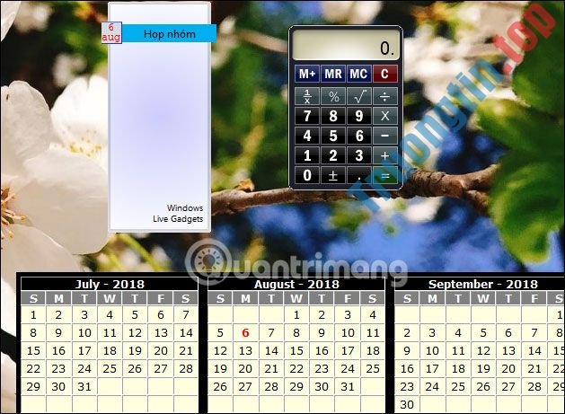 Cách&nbsp;cài&nbsp;Gadget&nbsp;cho&nbsp;Windows&nbsp;10&nbsp;bằng&nbsp;Gadgetarian