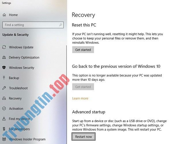 Cách&nbsp;vô&nbsp;hiệu&nbsp;hóa/kích&nbsp;hoạt&nbsp;UEFI&nbsp;Secure&nbsp;Boot&nbsp;trong&nbsp;Windows&nbsp;10