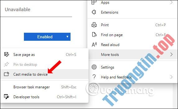 Cách&nbsp;bật&nbsp;Chromecast&nbsp;trong&nbsp;Microsoft&nbsp;Edge&nbsp;Chromium