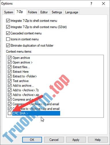 Cách xóa tùy chọn CRC SHA khỏi menu ngữ cảnh trong Windows 10 3 Cách xóa tùy chọn CRC SHA khỏi menu ngữ cảnh trong Windows 10