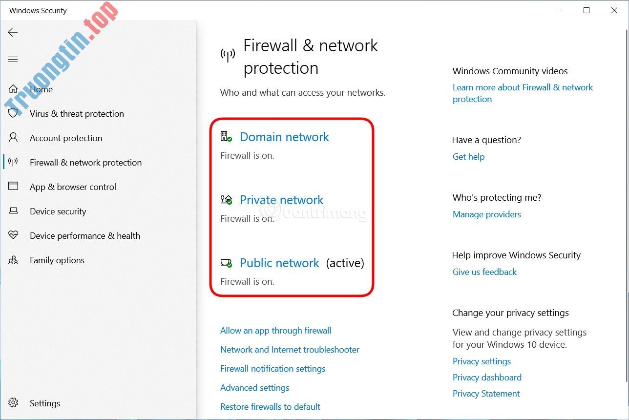 3&nbsp;cách&nbsp;tắt&nbsp;tường&nbsp;lửa&nbsp;Windows&nbsp;10