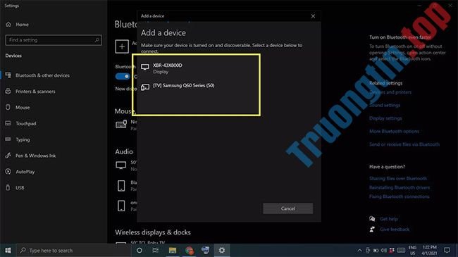 Cách bật Bluetooth trên Win 10, bật Bluetooth Windows 8/7 13 Cách bật Bluetooth trên Win 10, bật Bluetooth Windows 8/7