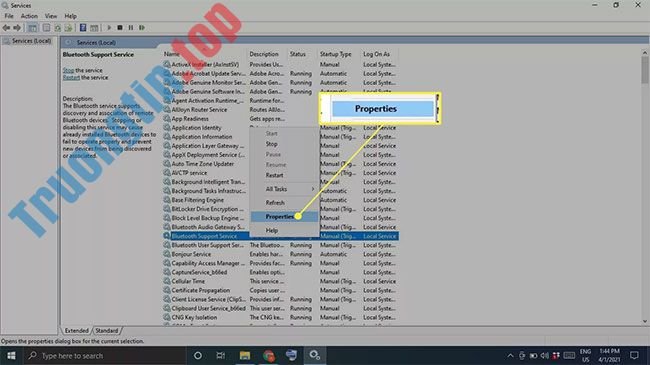 Cách bật Bluetooth trên Win 10, bật Bluetooth Windows 8/7 9 Cách bật Bluetooth trên Win 10, bật Bluetooth Windows 8/7