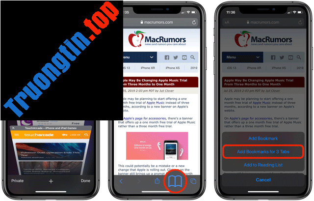 Cách&nbsp;bookmark&nbsp;nhiều&nbsp;tab&nbsp;mở&nbsp;trong&nbsp;Safari&nbsp;trên&nbsp;iPhone,&nbsp;iPad