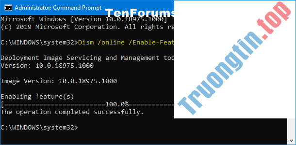 Hướng dẫn cài đặt .NET Framework 3.5 trên Windows 10 5 Hướng dẫn cài đặt .NET Framework 3.5 trên Windows 10