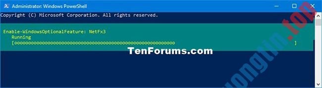 Hướng dẫn cài đặt .NET Framework 3.5 trên Windows 10 6 Hướng dẫn cài đặt .NET Framework 3.5 trên Windows 10