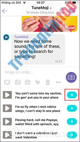 Cách gửi ảnh động âm thanh trên Viber