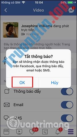 Cách&nbsp;tắt&nbsp;thông&nbsp;báo&nbsp;live&nbsp;stream&nbsp;trên&nbsp;Facebook