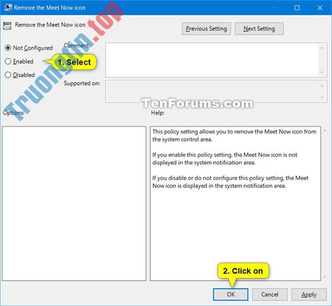 Cách&nbsp;thêm/xóa&nbsp;biểu&nbsp;tượng&nbsp;Meet&nbsp;Now&nbsp;trên&nbsp;Taskbar&nbsp;trong&nbsp;Windows&nbsp;10