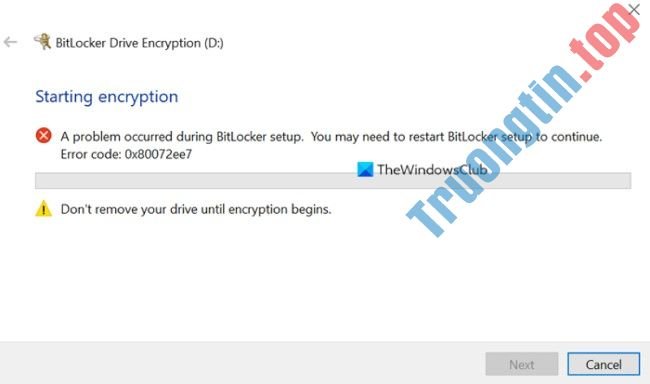 Cách khắc phục lỗi không thể cài đặt BitLocker trên Windows 10