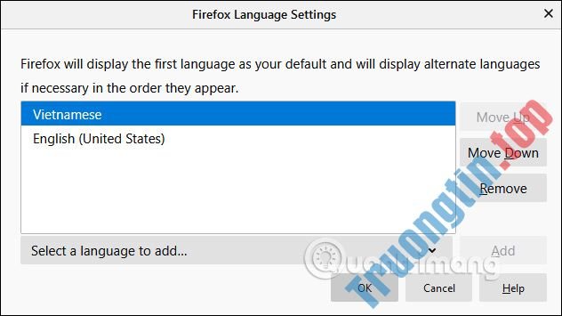 Cách&nbsp;đổi&nbsp;Firefox&nbsp;sang&nbsp;tiếng&nbsp;Việt