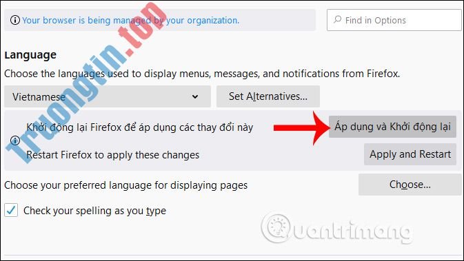 Cách&nbsp;đổi&nbsp;Firefox&nbsp;sang&nbsp;tiếng&nbsp;Việt