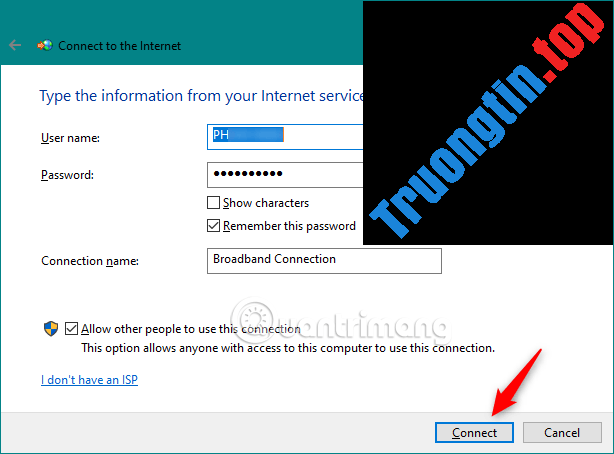Cách&nbsp;thiết&nbsp;lập&nbsp;và&nbsp;sử&nbsp;dụng&nbsp;kết&nbsp;nối&nbsp;Internet&nbsp;PPPoE&nbsp;trên&nbsp;Windows&nbsp;10