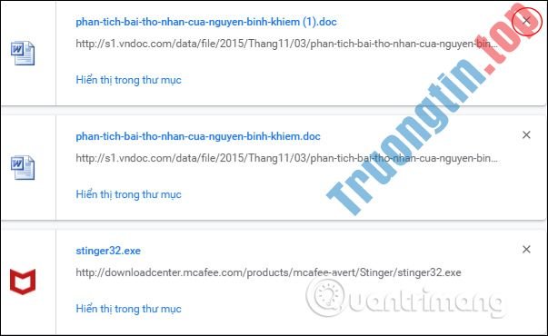 Cách&nbsp;xóa&nbsp;lịch&nbsp;sử&nbsp;download&nbsp;trên&nbsp;Chrome
