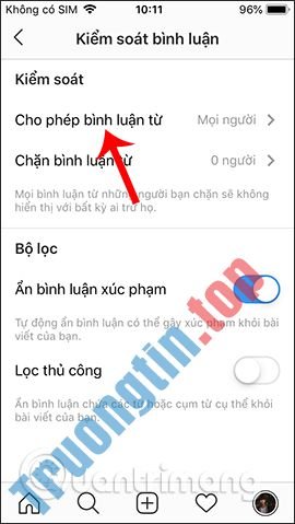Cách&nbsp;chặn&nbsp;người&nbsp;khác&nbsp;bình&nbsp;luận&nbsp;trên&nbsp;Instagram
