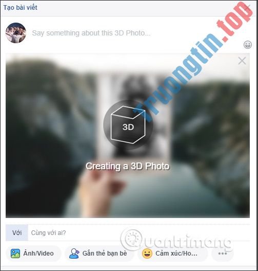 Cách&nbsp;đăng&nbsp;ảnh&nbsp;ghép&nbsp;3D&nbsp;lên&nbsp;Facebook