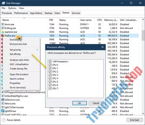 Processor Affinity là gì? Cách đặt Processor Affinity trên Windows 10