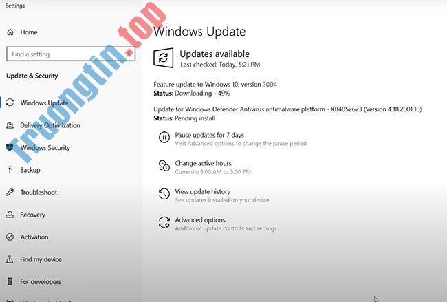 Sự khác biệt giữa Windows 10 Feature Update và Cumulative Update