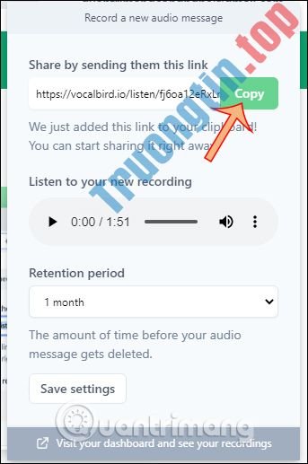 Cách&nbsp;dùng&nbsp;VocalBird&nbsp;gửi&nbsp;tin&nbsp;nhắn&nbsp;âm&nbsp;thanh&nbsp;trên&nbsp;Chrome