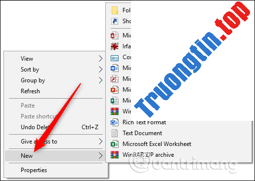Cách&nbsp;xóa&nbsp;các&nbsp;mục&nbsp;từ&nbsp;menu&nbsp;New&nbsp;Item&nbsp;trong&nbsp;File&nbsp;Explorer