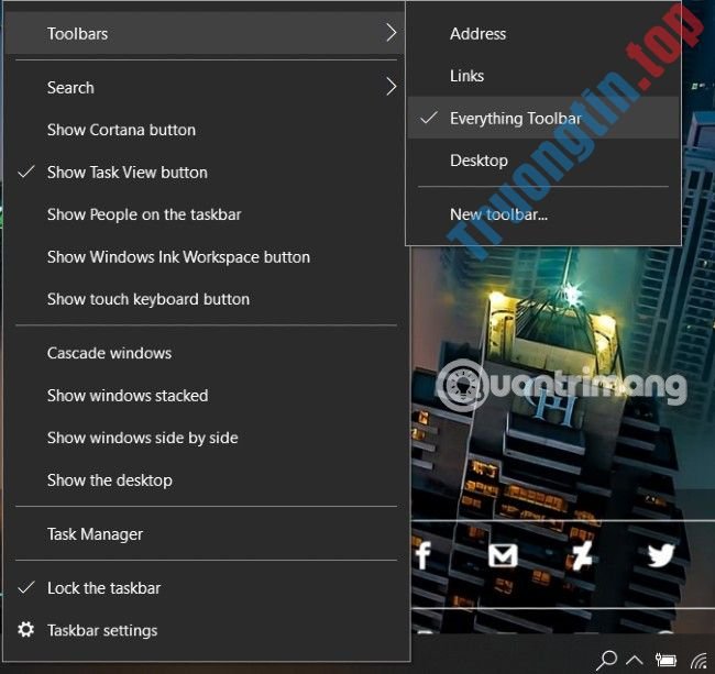 Cách&nbsp;cài&nbsp;EverythingToolbar,&nbsp;tích&nbsp;hợp&nbsp;công&nbsp;cụ&nbsp;tìm&nbsp;kiếm&nbsp;Everything&nbsp;vào&nbsp;thanh&nbsp;Taskbar&nbsp;của&nbsp;Windows&nbsp;10