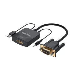 Cáp chuyển VGA sang HDMI VegGieg VZ618 Có Audio