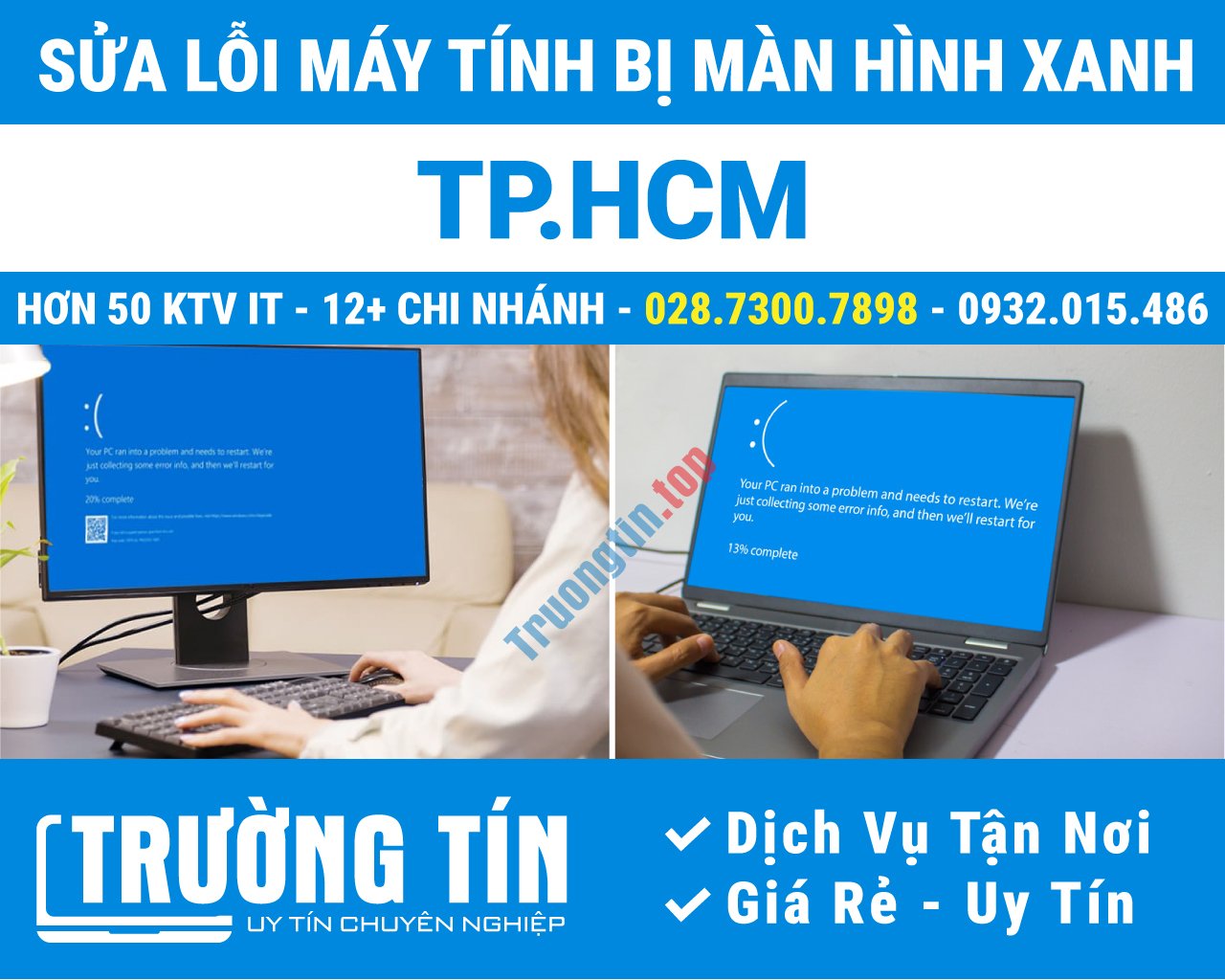 Địa Chỉ Sửa Lỗi Màn Hình Xanh TPHCM